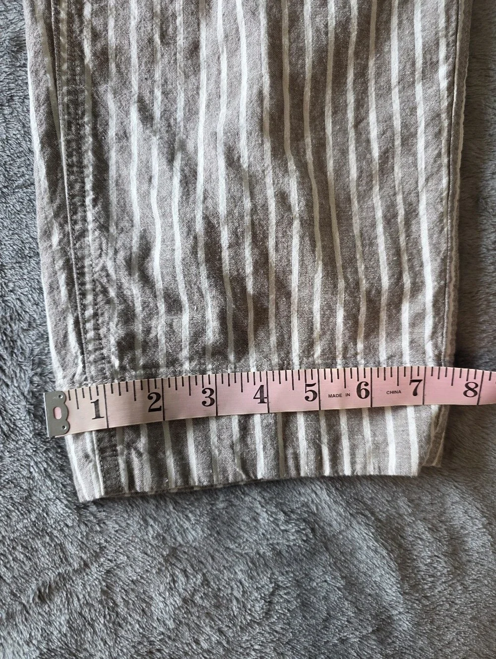 Duluth Trading Co Overeasy Lightweight Hemp Capri Pants Sz 4 Coastal Resortwear